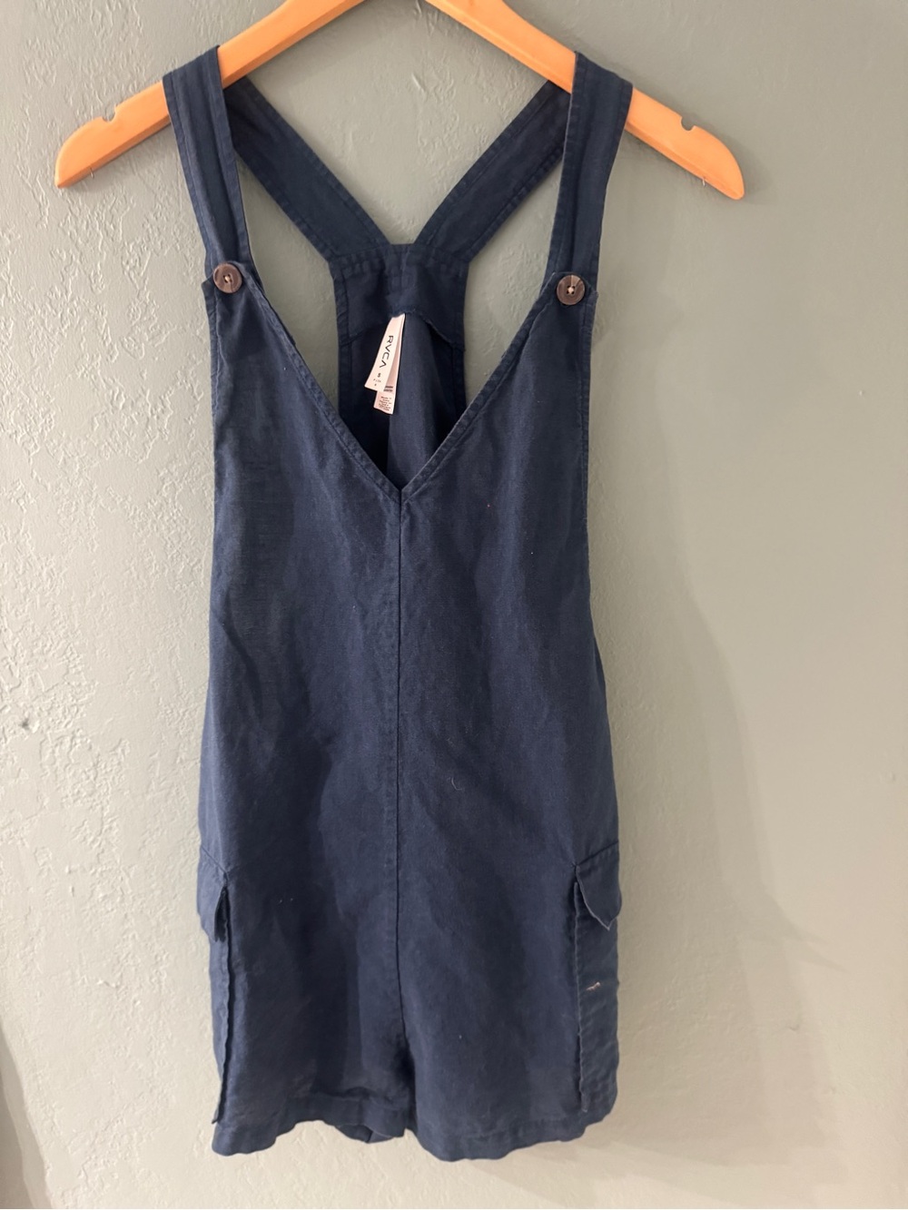 Women’s  Navy  One-Piece Romper - very small, for petite teen or woman